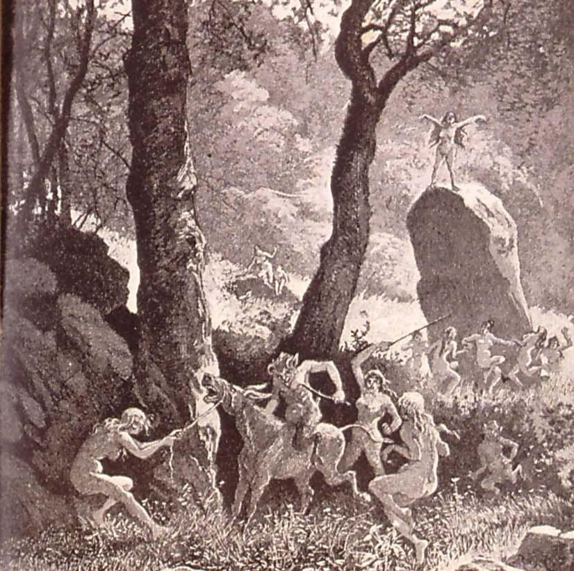 Henri Ganier-Tanconville, Les sorcières du Bastberg, XIXème siècle, © BNF