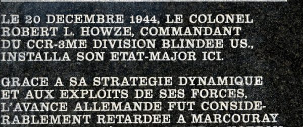 Soy QG colonel Robert L. Howze 3e division blindée ©P. Willems