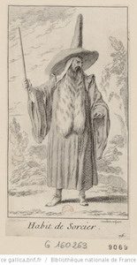 François de Joullain Claude Gillot, Habit de sorcier, XVIIIème siècle © BNF